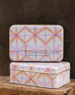 Paddywax Cactus Flower & Aloe Everyday Tin