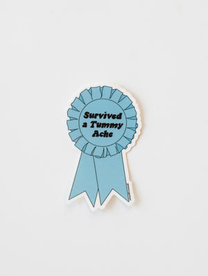Survived A Tummy Ache Sticker