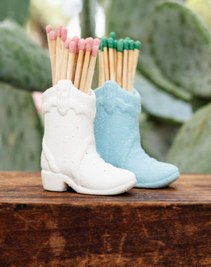 Paddywax Cowboy Boot Match Holder