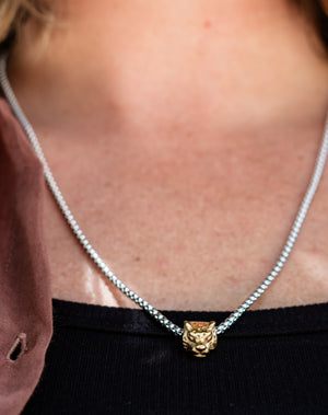 Beast Mode Mixed Metal Necklace