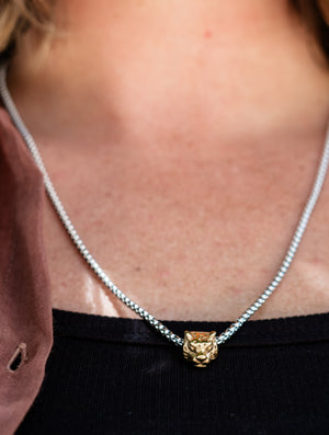 Beast Mode Mixed Metal Necklace