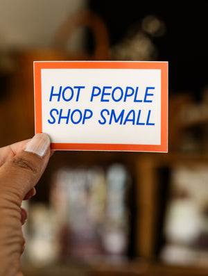 Hot People Shop Small Sticker