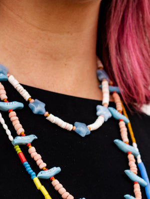 Gather Goods Denim Stars Necklace