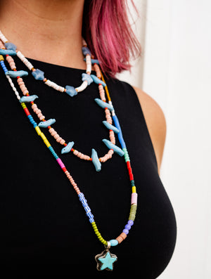 Gather Goods Turquoise Star Necklace