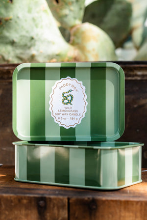 Paddywax A Dopo Snake Lemongrass Tin Candle
