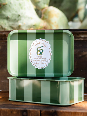 Paddywax A Dopo Snake Lemongrass Tin Candle