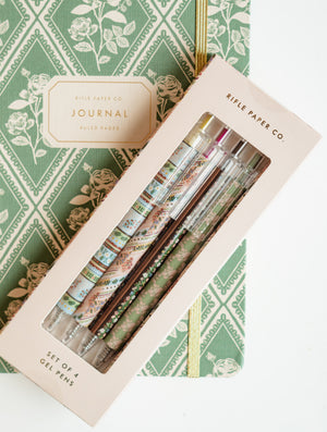 Rifle Paper Co. Autumn Paisley Gel Pen Set