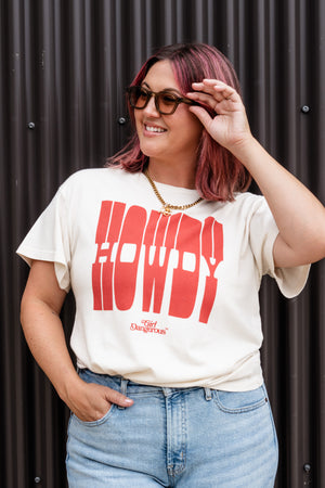 HOWDY TX Boyfriend Vintage Tee