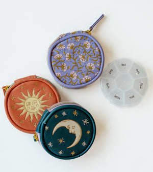 Zippered Travel Pill Case