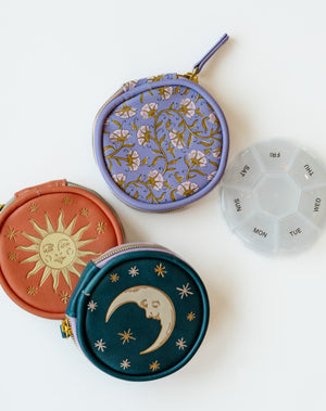 Zippered Travel Pill Case