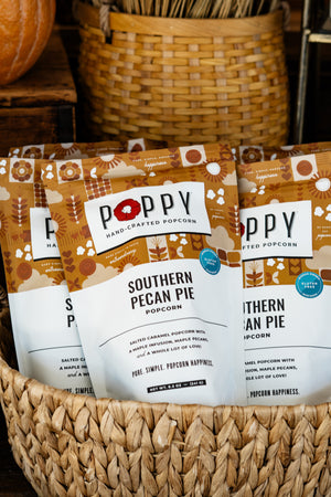 Poppy Southern Pecan Pie Popcorn