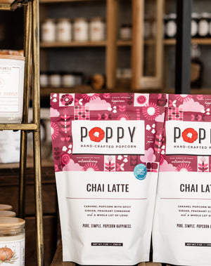 Poppy Chai Latte Popcorn