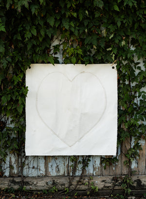 Stitched Heart Wall Tarp