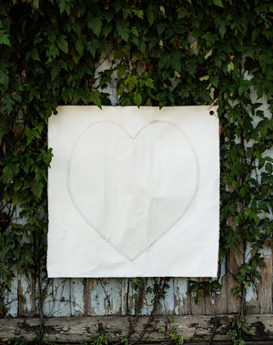 Stitched Heart Wall Tarp