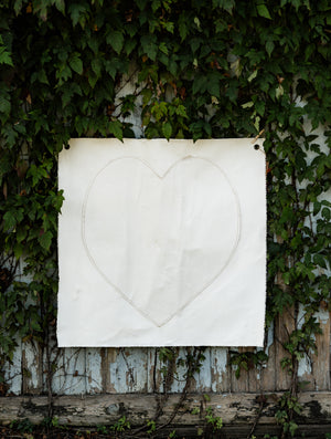 Stitched Heart Wall Tarp