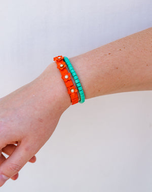 La Lumiere TS12 Teal Stretch Bracelet