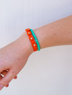 La Lumiere TS12 Teal Stretch Bracelet