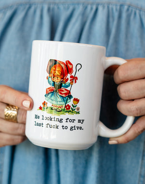 Me Looking Vintage Girl Mug