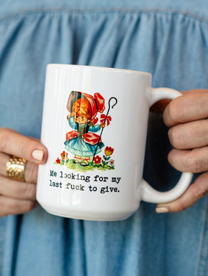 Me Looking Vintage Girl Mug