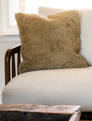 Cotton Tufted Chambray Back Pillow