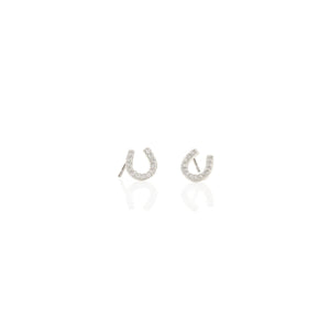 Kris Nations Pave Horseshoe Stud