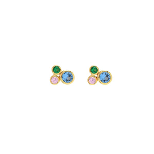 Kris Nations Modernist Bezel Stud