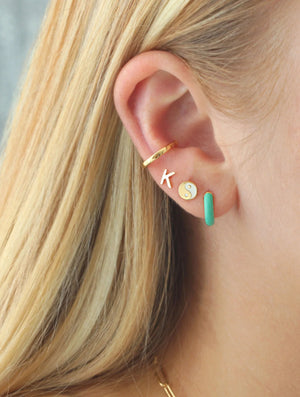 Kris Nations Yin Yang Stud Earring