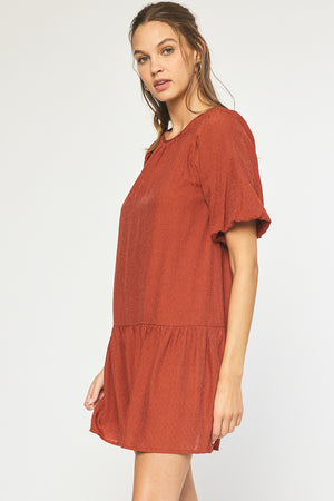Eyes of Texas Ruffle Dress