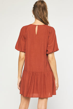 Eyes of Texas Ruffle Dress