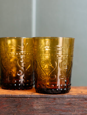 Amber Somerset Juice Glass