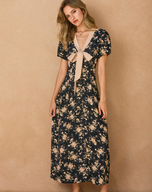 Delilah Bow Ditsy Maxi Dress