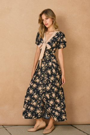 Delilah Bow Ditsy Maxi Dress