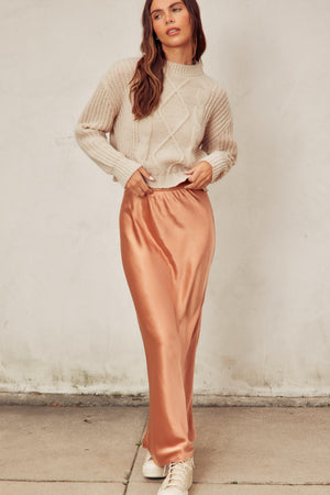 Maeve Pull-On Maxi Skirt