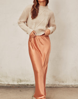 Maeve Pull-On Maxi Skirt