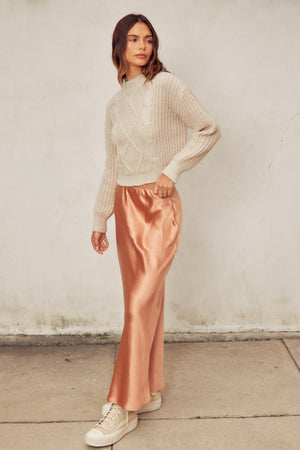Maeve Pull-On Maxi Skirt