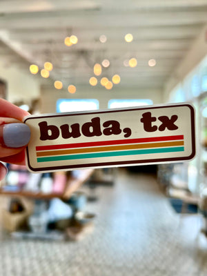 Buda, TX Sticker