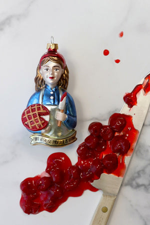 Nostalgic Glass Baking Crime Ornament