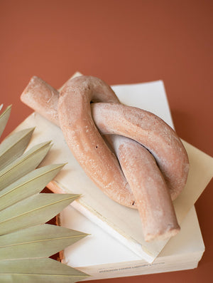 White Wash Clay Knot