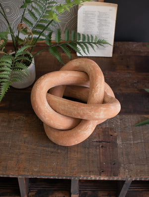 Clay Linking Loops Sculpture