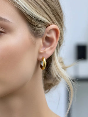 Mixed Up Hoop Earrings