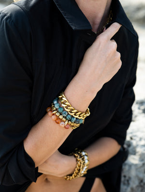 Rachel Nathan Thick Curb 4.0 Classic Bracelet