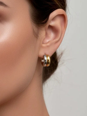 Split Decision Hoop Earrings