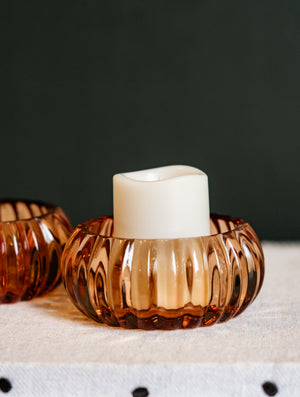 Autumn Copper Twinkle Tealight