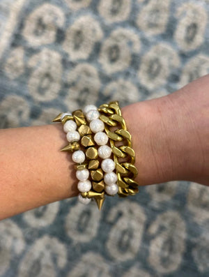 Rachel Nathan Thick Curb 3.0 Classic Bracelet