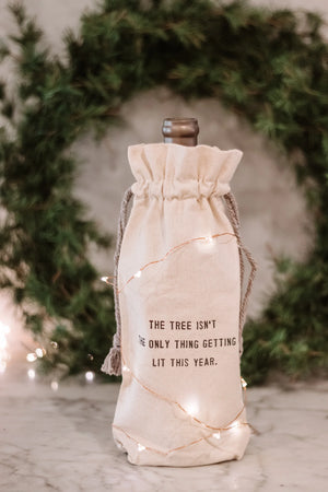 Canvas Wine Gift Bag