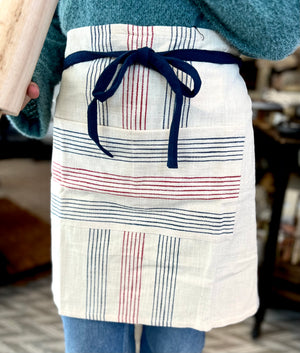 Vintage French Marcel Waist Apron