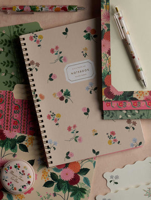 Rifle Paper Co. Dahlia Spiral Notebook