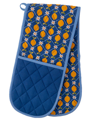 Lemon Double Oven Mitt.