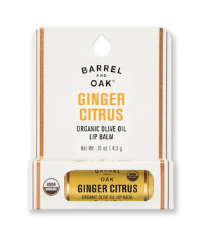 Ginger & Citrus Olive Oil Lip Balm