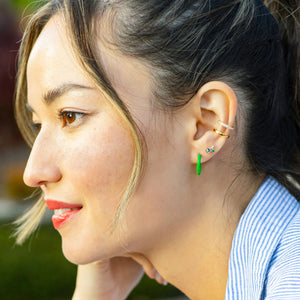 Kris Nations Modernist Bezel Stud